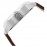 SILVER DIAL BROWN LEATHER STRAP WATCH