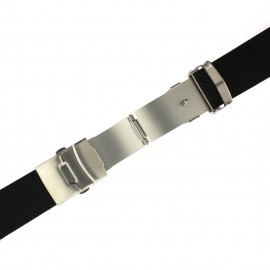 Deployment clasp 22 mm for rubber strap
