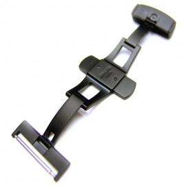 Deployment clasp 22mm Black DLC