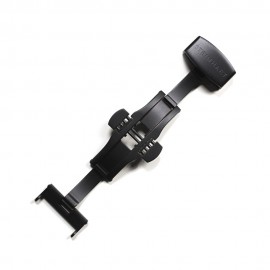 Deployment Clasp Black DLC 18 mm