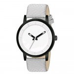 Round Unisex White Wrist Watch